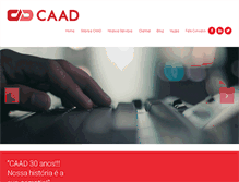 Tablet Screenshot of caad.com.br